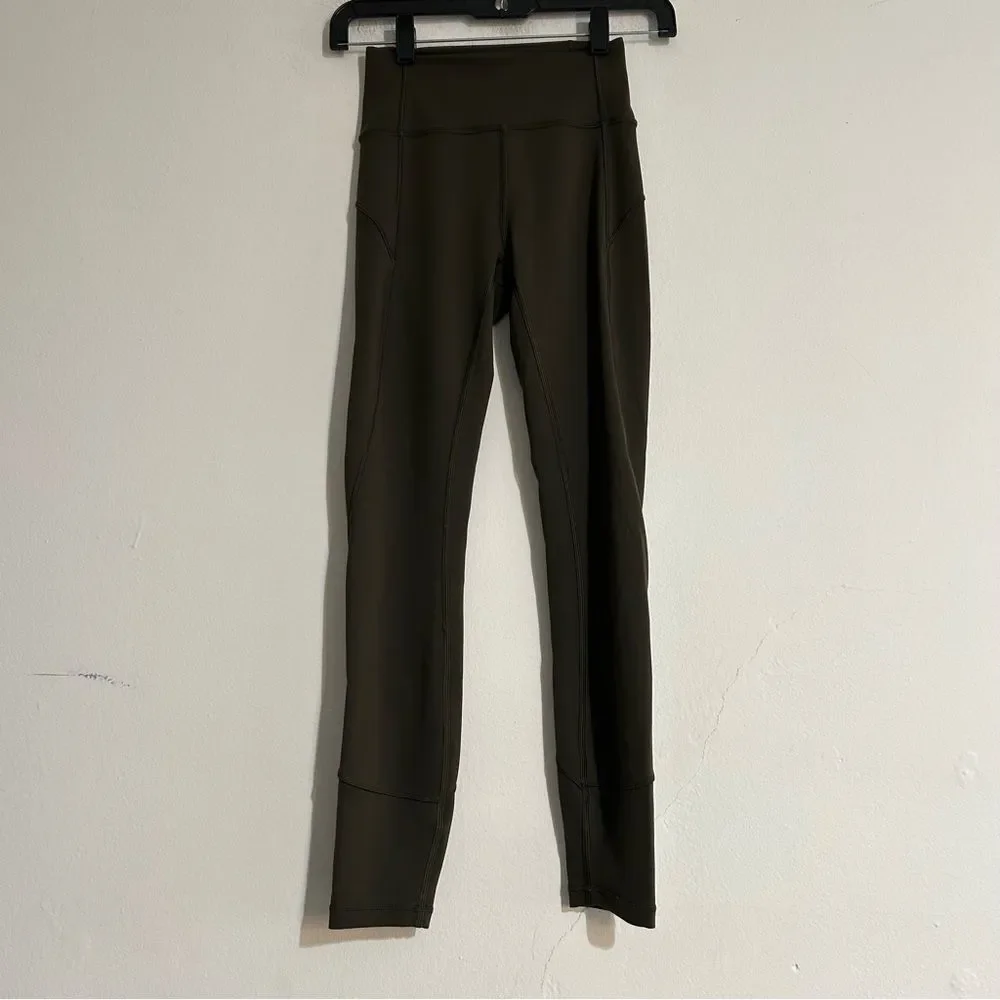 Lululemon In Movement 7/8 Tight Leggings Everlux 25